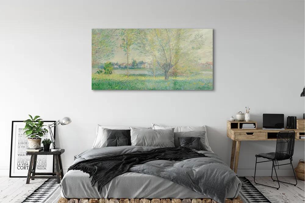 Obraz plexi Art namaľovaný lúka 140x70 cm