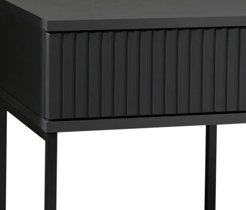 Nočný stolík s 1 zásuvkou Marle, grafitový