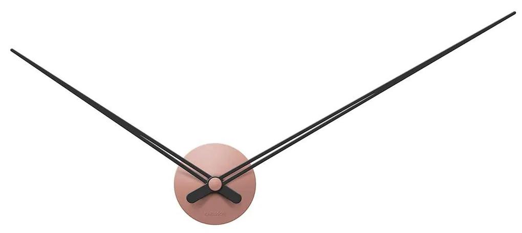 Nástenné hodiny LBT Sharp růžové ∅ 90 cm
