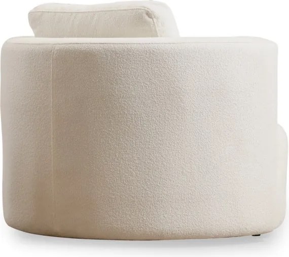 Dizajnové kreslo Asos bouclé krémové