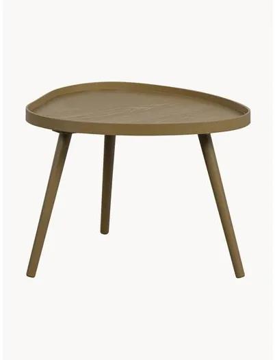 Drevený pomocný stolík v organickom tvare Mae