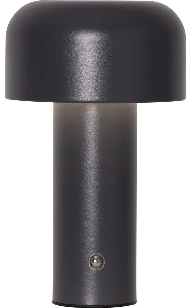 Sivá LED stolová lampa (výška 21,5 cm) Bobby – Star Trading