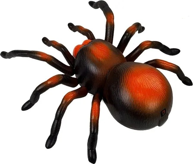 LEAN Toys Obrovský batériový R/C pavúk na diaľkové ovládanie čierno-oranžový