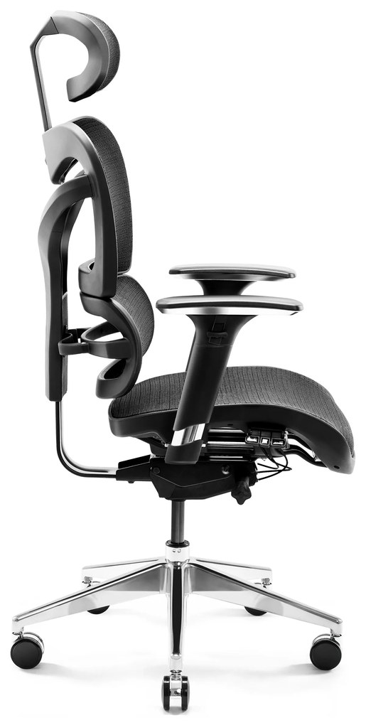JAN NOWAK Kancelárska ergonomická stolička Kommodus: čierna