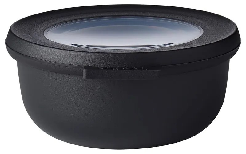 Potravinové škatuľky v súprave 3 ks Nordic black – Mepal