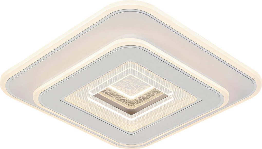 XXXLutz STROPNÉ LED SVIETIDLO, 35/35/6 cm Novel - Interiérové svietidlá - 008227164602