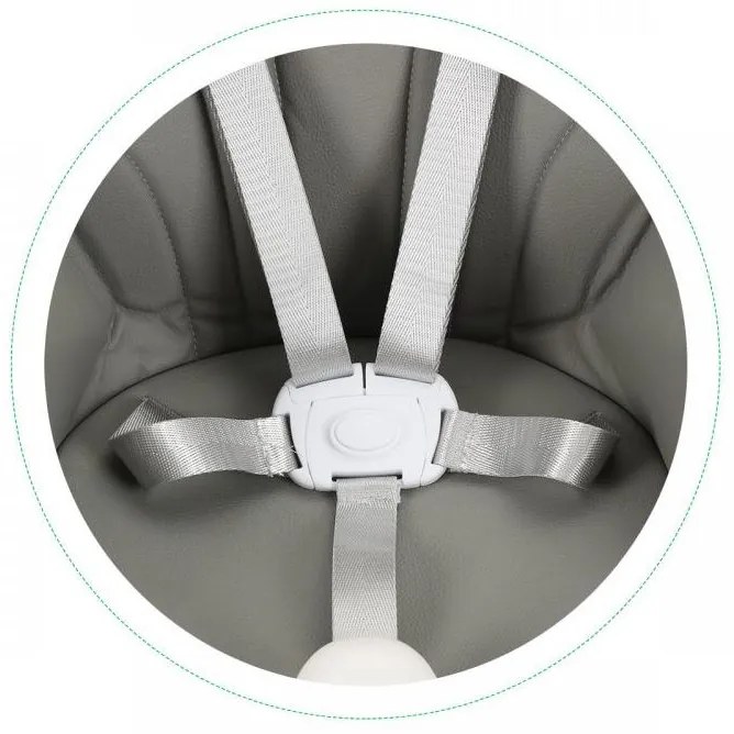 ECOTOYS Detská jedálenská stolička 2v1 Grey