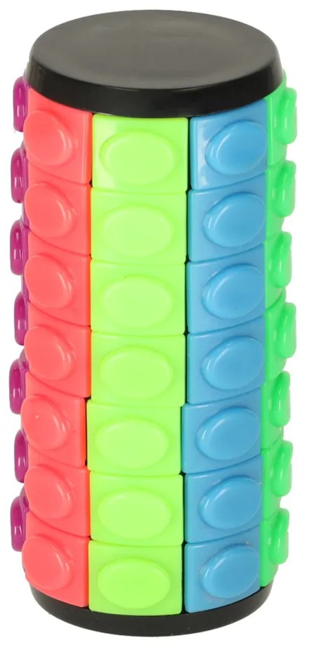 KIK Rotačný valcový hlavolam 7 úrovní – logická skladačka puzzle pre deti a dospelých