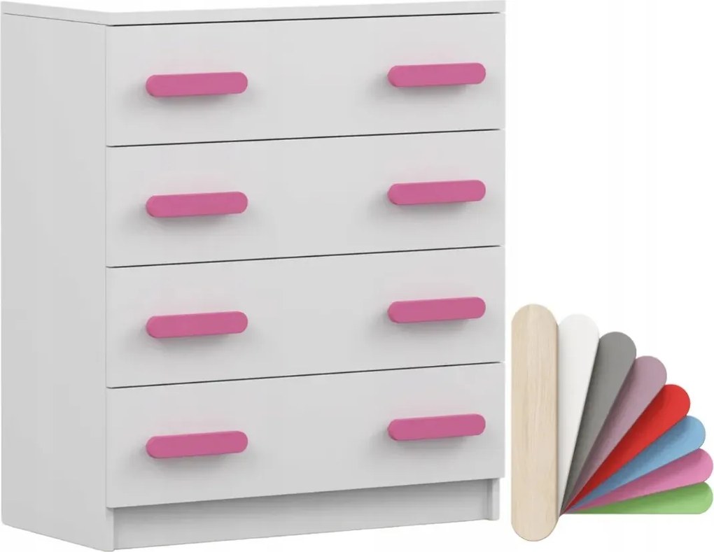 Komoda SCOUT - biela (viac variant)