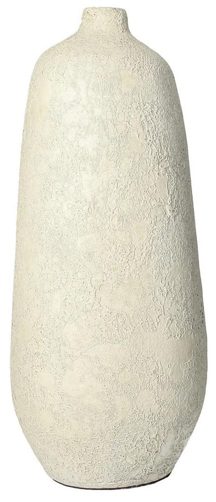Váza Oresti 20x43cm krémová
