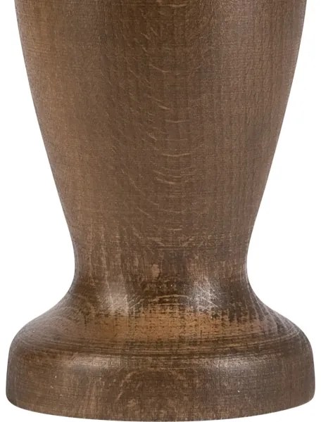 Stolná lampa AMFORA 1xE27/60W/230V tmavohnedá/buk