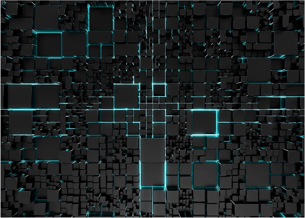 Sklenený obraz - Technologické rozhranie (70x50 cm)
