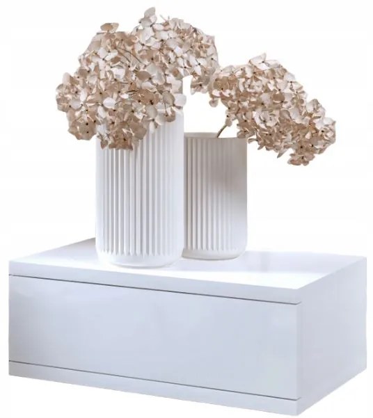 Nočný stolík LOFT - biely