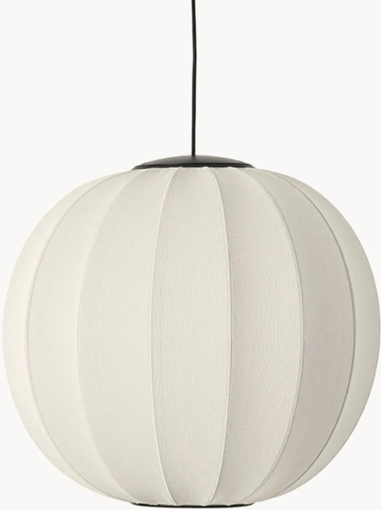 Ručne vyrobené závesné LED svietidlo Knit-Wit