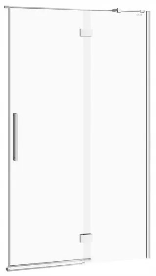 Cersanit Crea, krídlové dvere do otvoru 120X200 cm (pravé), 8mm číre sklo, chrómový profil, S159-004
