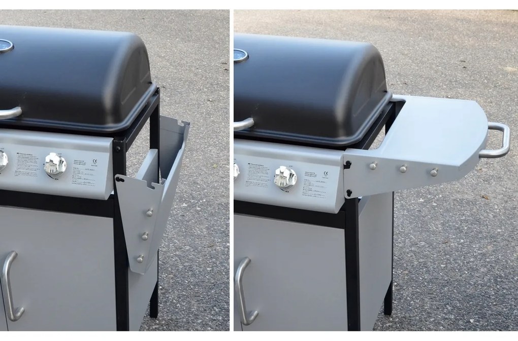 Cattara Plynový pojazdný gril Master Cheef, 133 x 98 x 51 cm