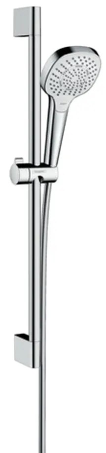 Hansgrohe Croma Select E, sprchová sada Multi EcoSmart 9 l/min so sprchovou tyčou 65 cm , biela/chrómová, HAN-26581400