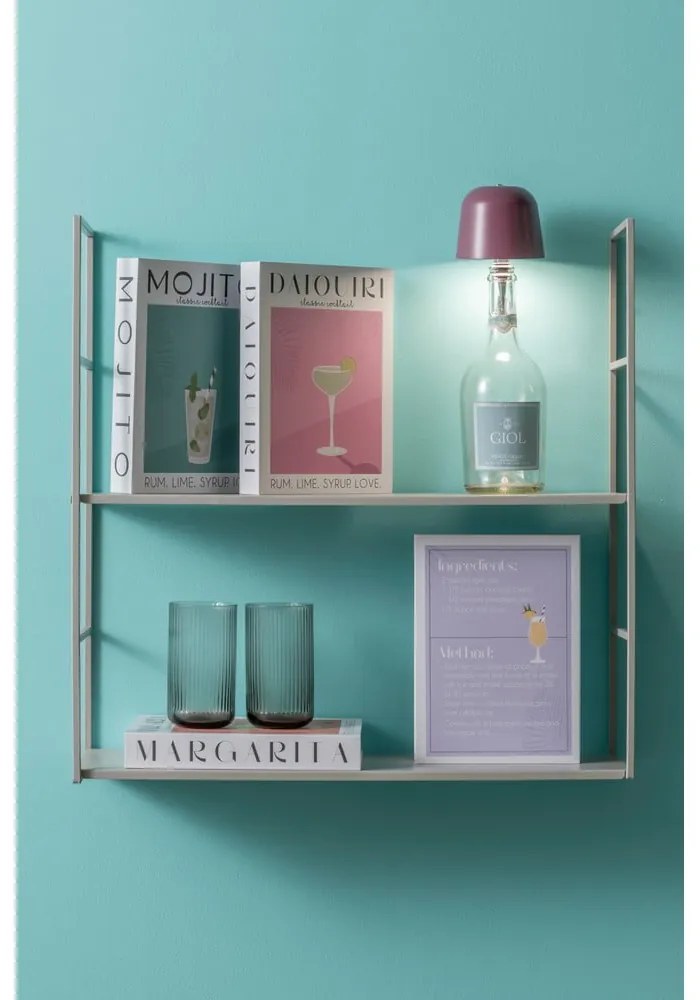 Bielo-zelený dekoratívny papierový úložný box 18x4x25 cm Mojito – PT LIVING