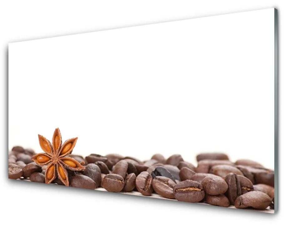 Obraz plexi Káva zrnká kuchyňa 125x50 cm