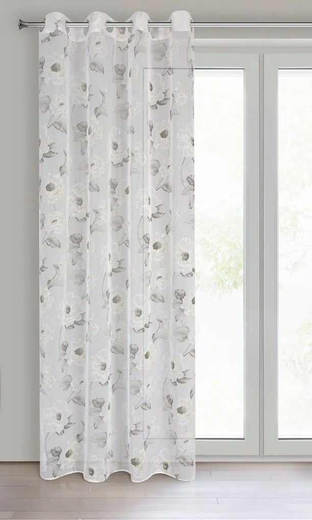 ZÁCLONA NA KRÚŽKOCH BESSY 140X250 CM VIACFAREBNÁ