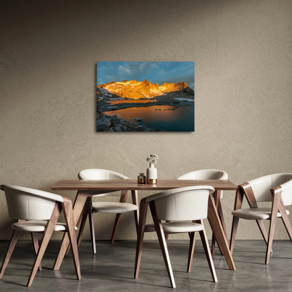 Obraz vysokohorskej krajiny (70x50 cm)