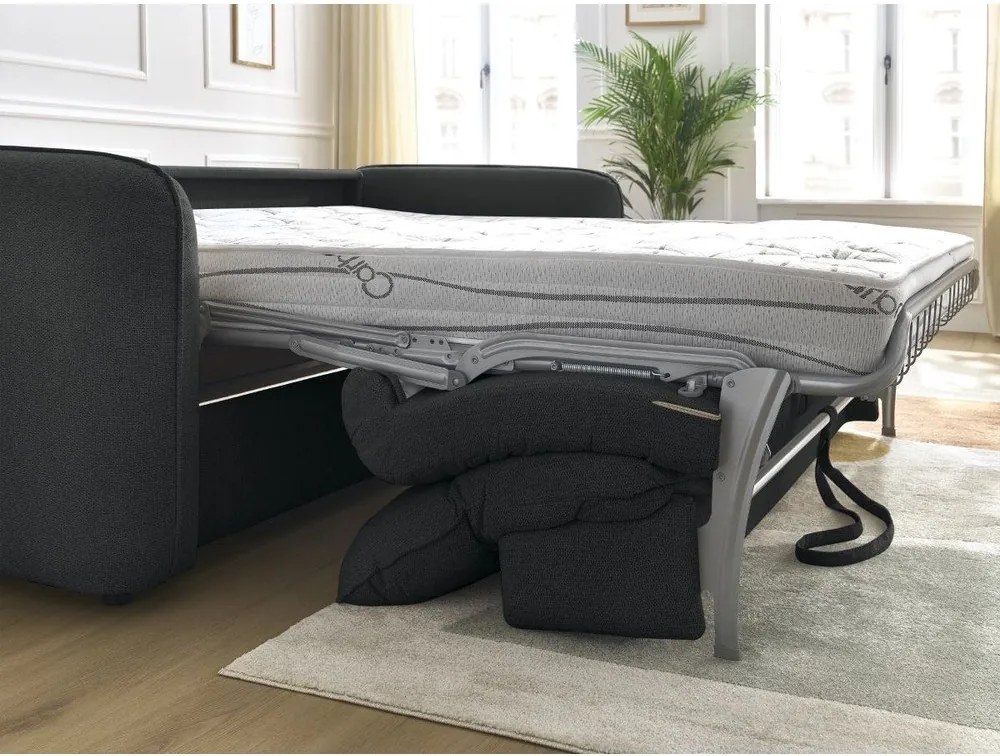 Čierna pohovka 216 cm Achille – Bobochic Paris