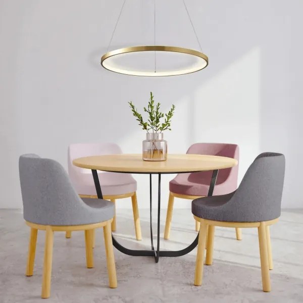 LED Luster na lanku LEA LED/20W/230V 4000K pr. 50 cm zlatá