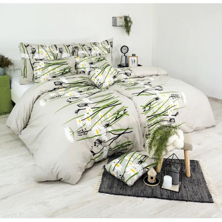 Obliečky bavlnené Margarétky EMI, Obliečka na vankúš valec veľký