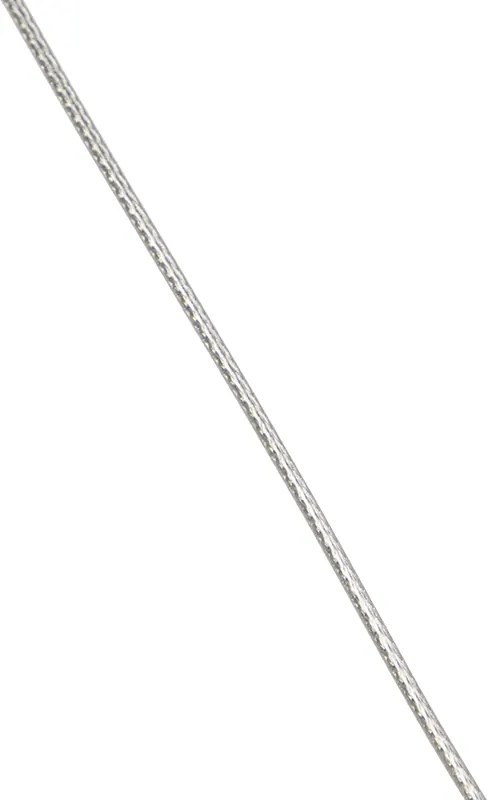 Dizajnové závesné svietidlo oceľ s dotykovým stmievačom vrátane LED - Platinum