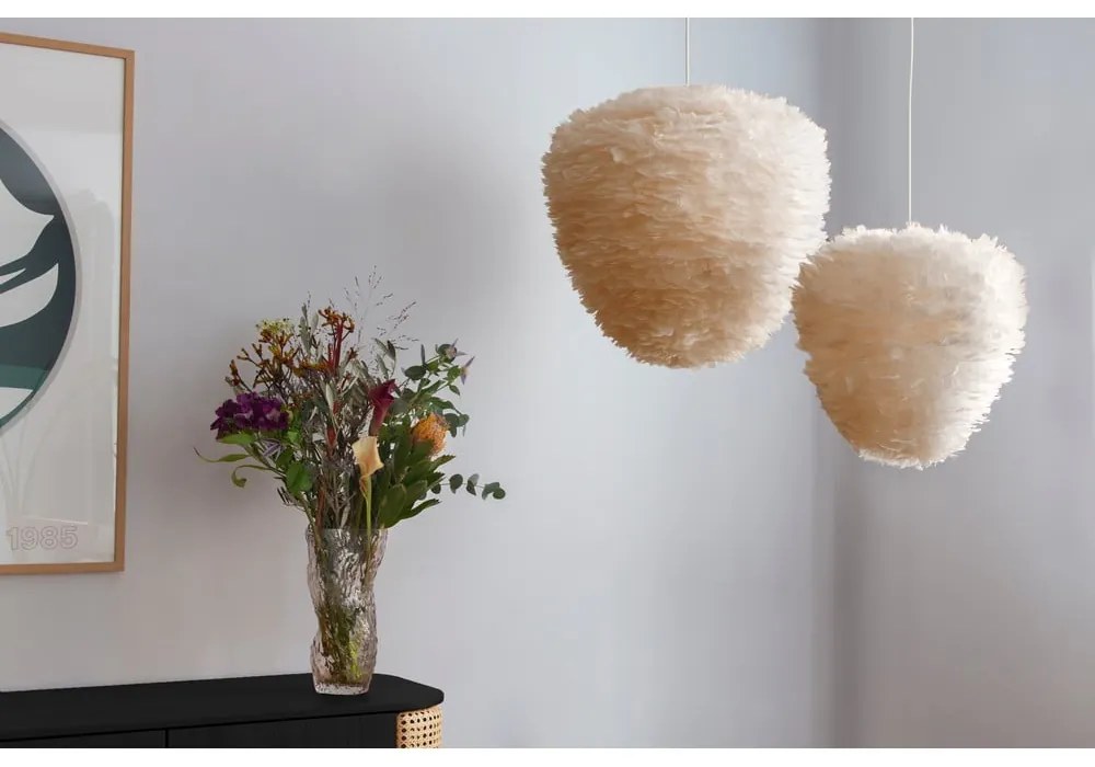 Svetlohnedé tienidlo ø 40 cm Eos Evia Medium – UMAGE