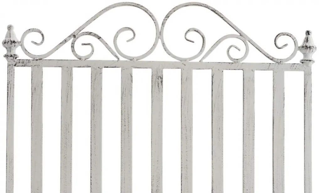 Kovové hojdacie kreslo Smile (SET 2 ks) - Biela antik