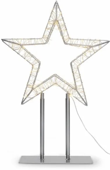 Brilagi - LED vonkajšia vianočná dekorácia LED/3,6W/230V IP44 44x30 cm hviezda