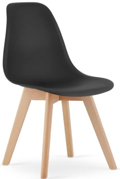 TRENDIE Jedálenská stolička Miami čierna