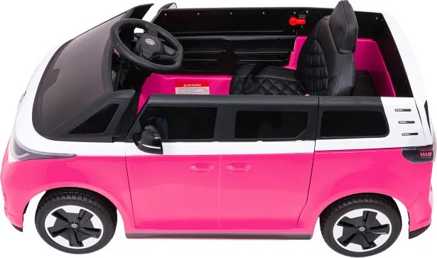 Elektrické autíčko Volkswagen ID BUZZ ružové