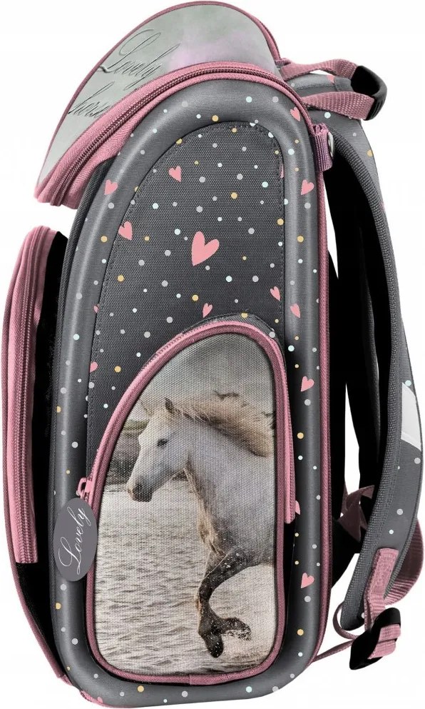 Školský 5 dielny set pre dievčatá s koníkom