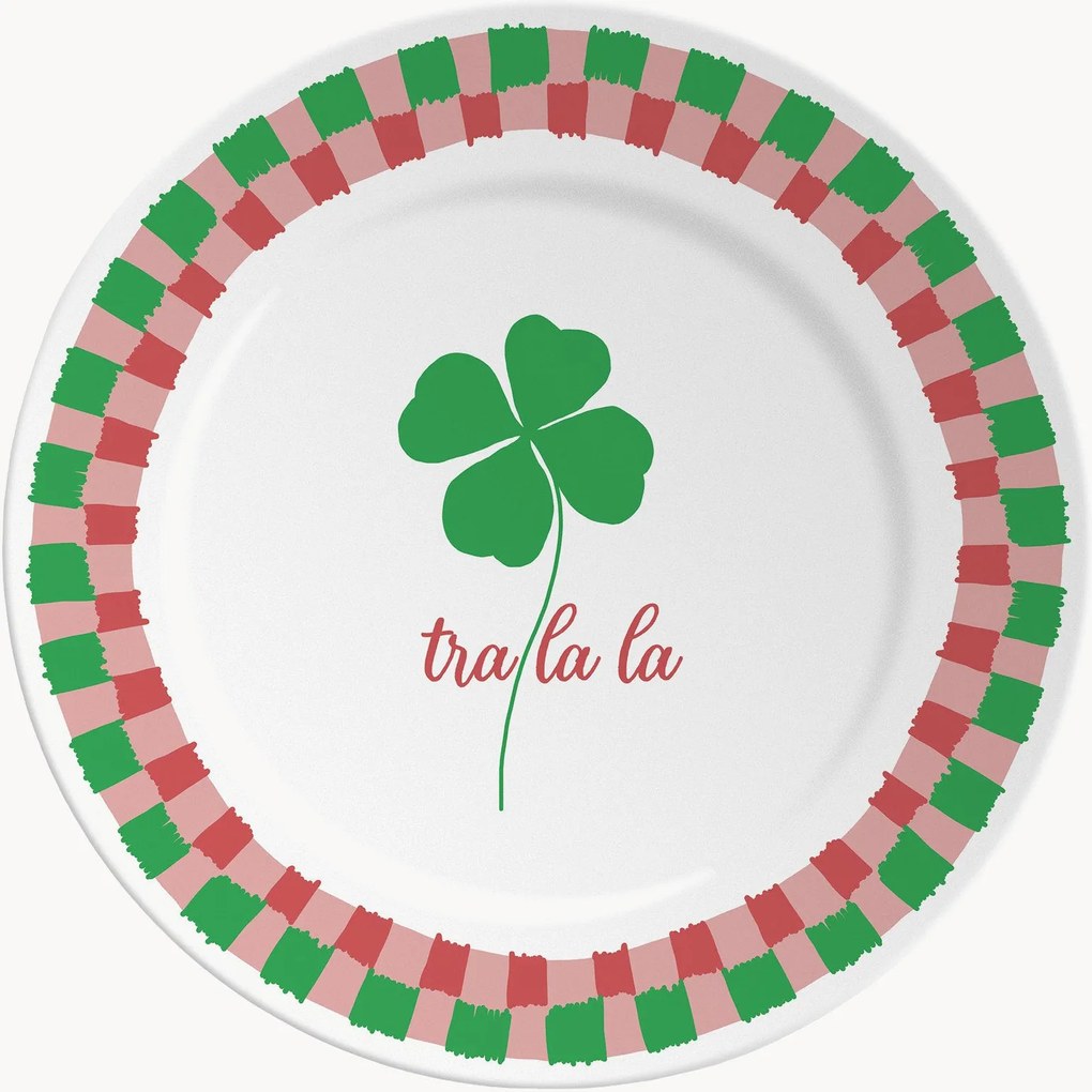 Porcelánový dezertný tanier Tra La La