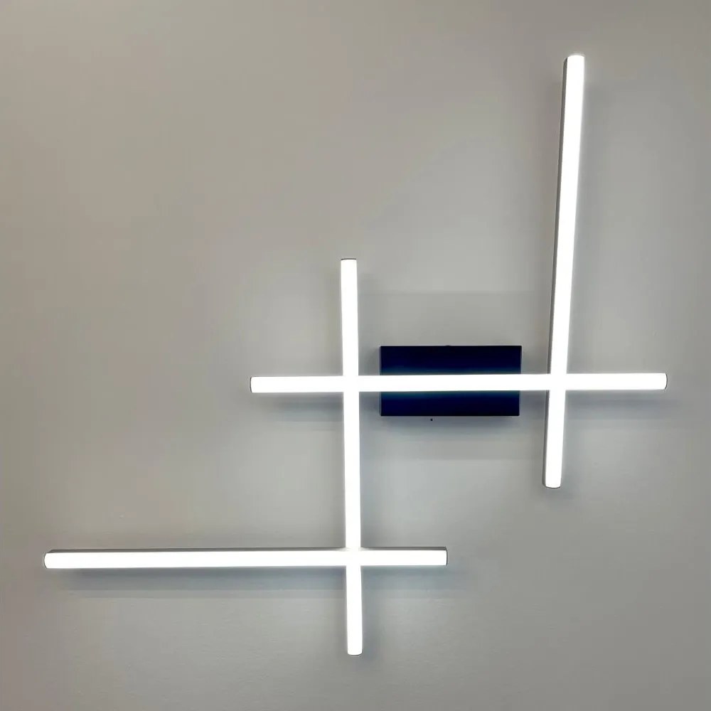 Zuma Line 22009W4-BK/GD- LED Nástenné svietidlo EDGE LED/32W/230V 3000/4000/6000K