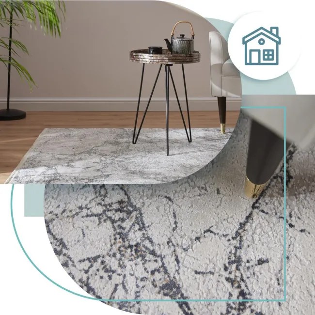 Koberec Arte Magic Marble sivý