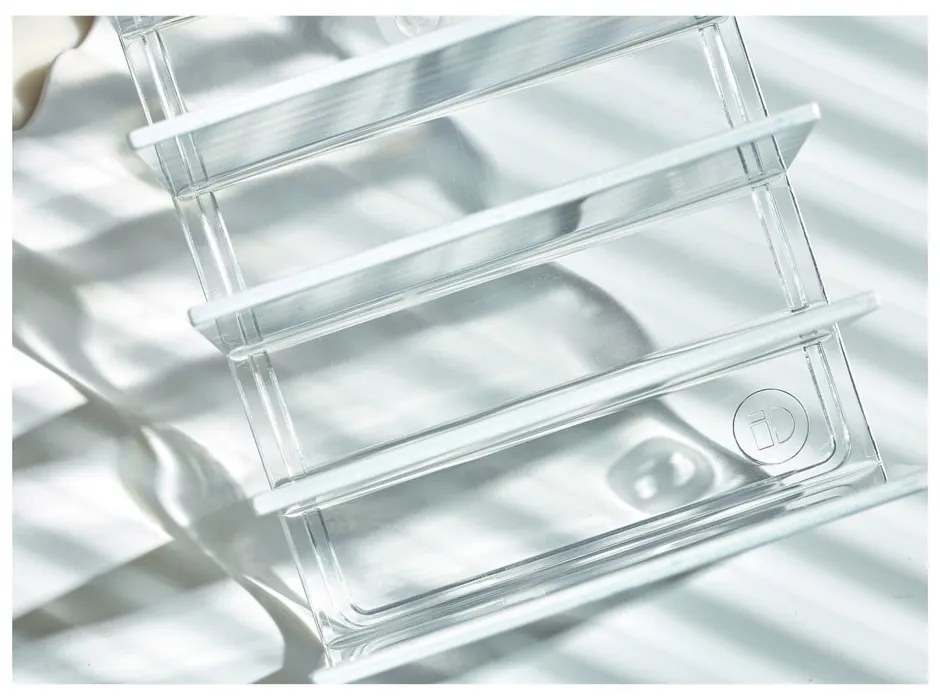 Kúpeľňový organizér na kozmetiku z recyklovaného plastu Palette Station - iDesign