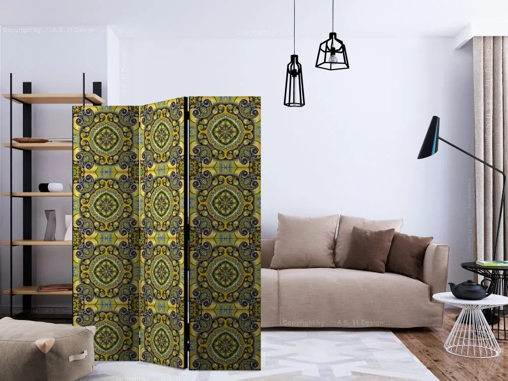 Artgeist Paraván - Malachite Mosaic [Room Dividers]