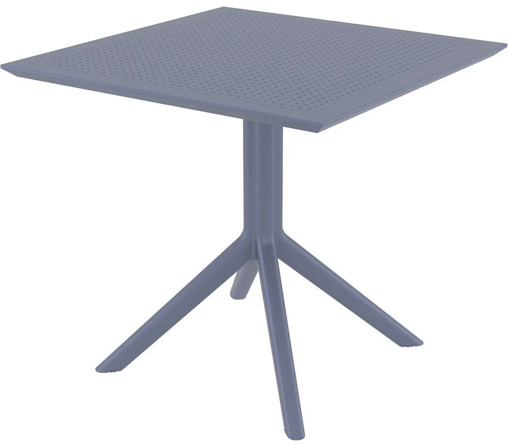 SKY 80 záhradný stôl dark grey