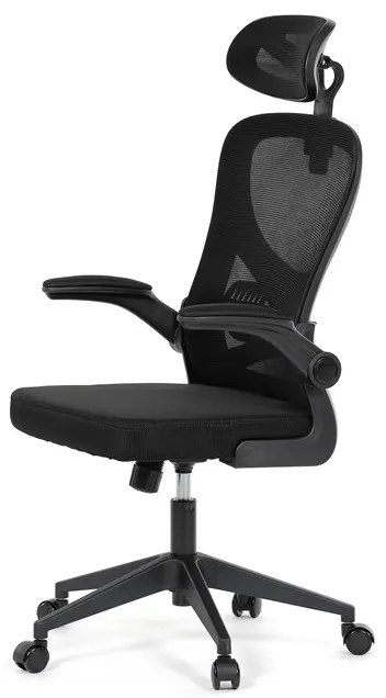 Autronic BONTEC Kancelárska stolička, hojdací mechanizmus, čierna, KA-K2021 BK Farba: Čierna