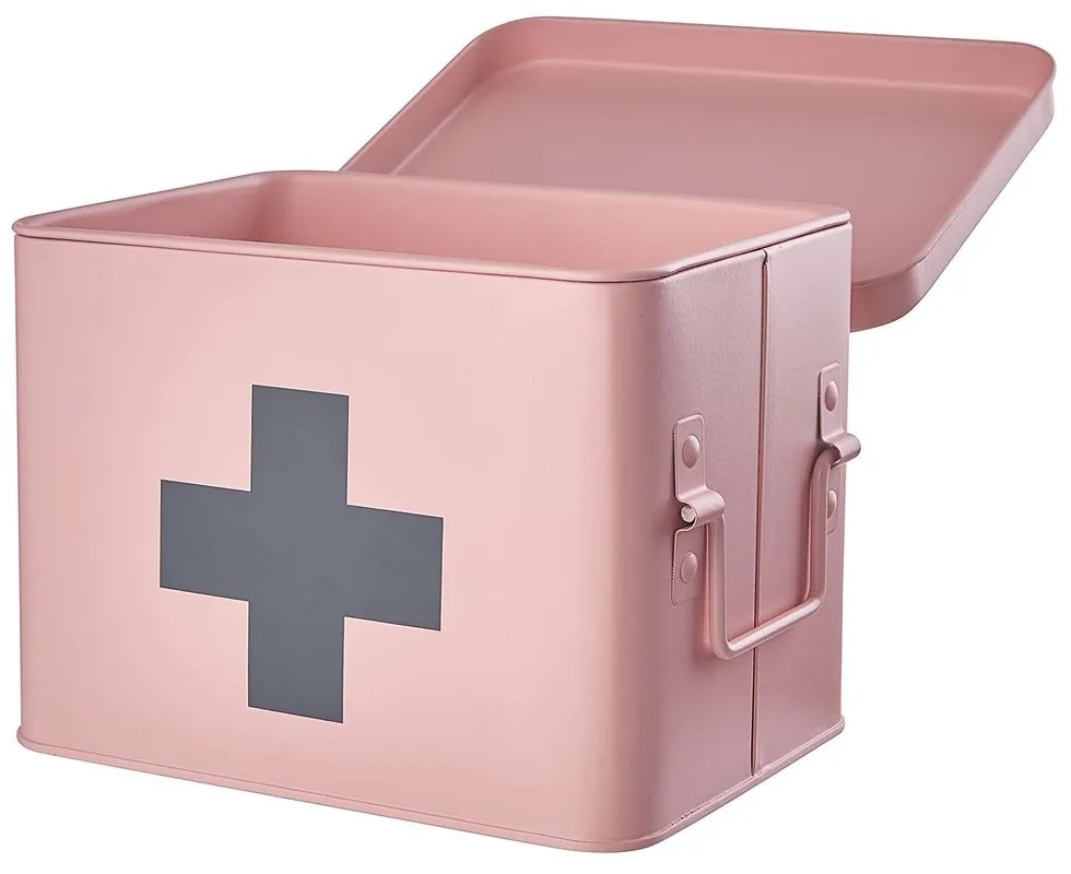 MEDIC Box na lieky - sv. ružová