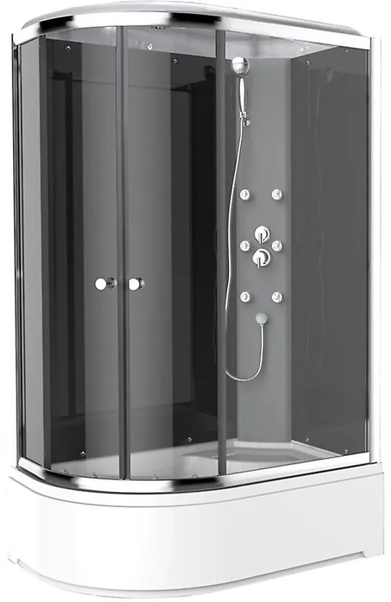 Hydromasážný box Kaja Pravý 120/80 W.B. 5-El.