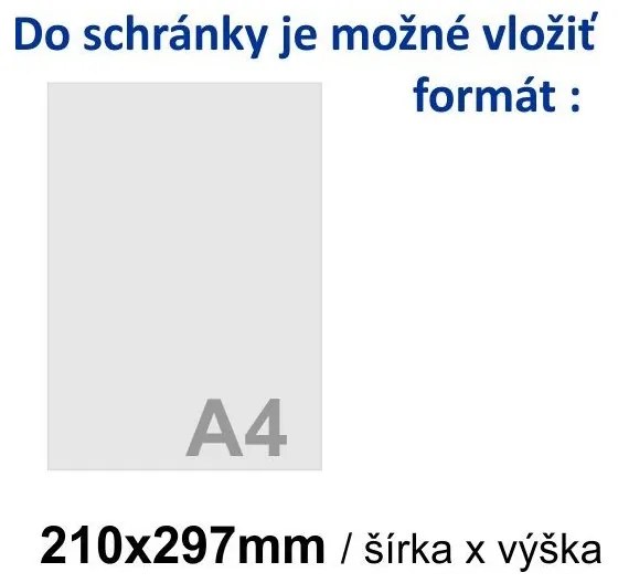 KVIDO poštová schránka šedá + sklo
