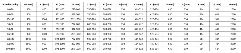 Mexen Lunar, Päťuholníkový sprchový kút Mexen Lunar naklápací doľava 100 x 100 cm, 8mm číre sklo, zlatý profil, 831-100L-100P-50-00-L