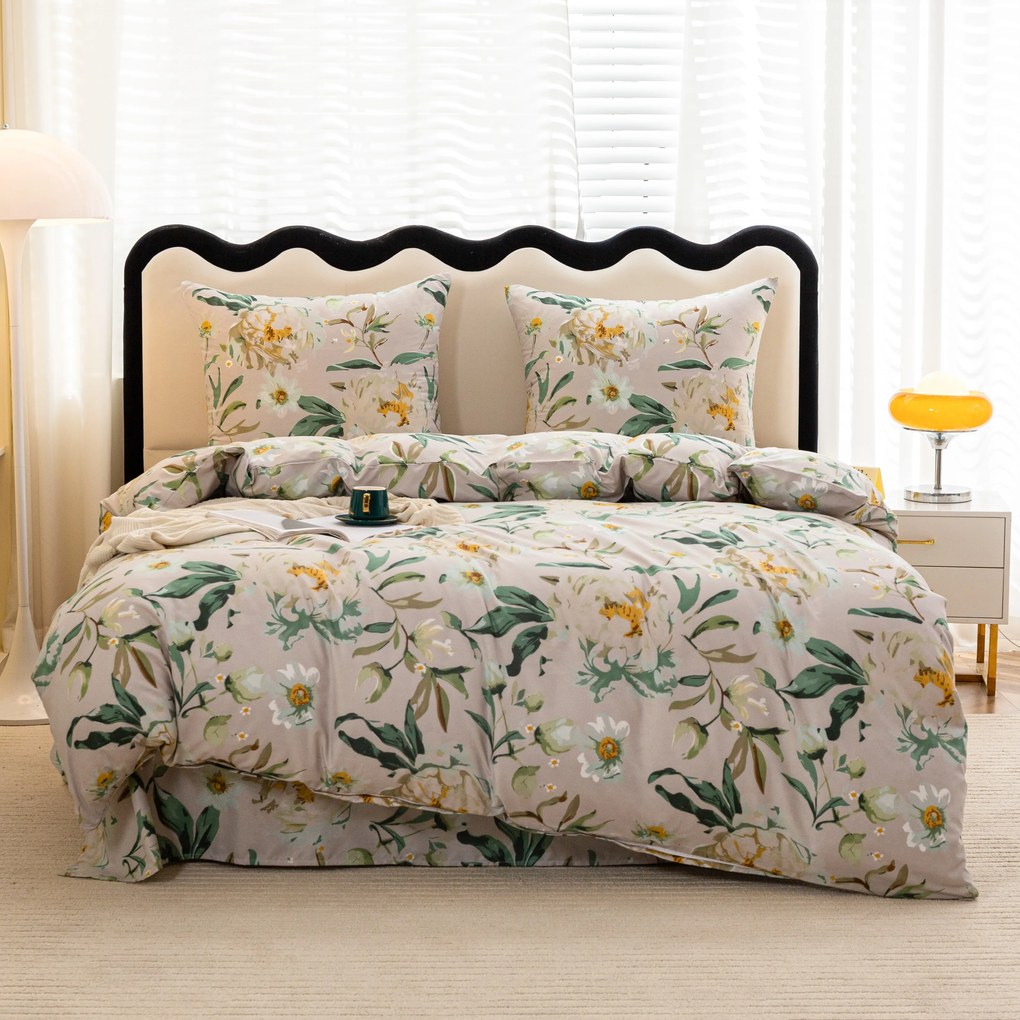 Obliečky z mikrovlákna ELYSIA, svetlo sivé Rozmer obliečky: 2 ks 70 x 80 cm | 160 x 200 cm