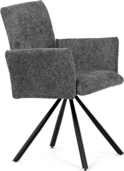 Jedálenská stolička sivá DCH-W1117 GREY2
