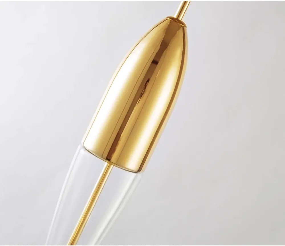 Toolight Toolight, LED závesné svietidlo, APP310-1CP, zlatá, OSW-08553