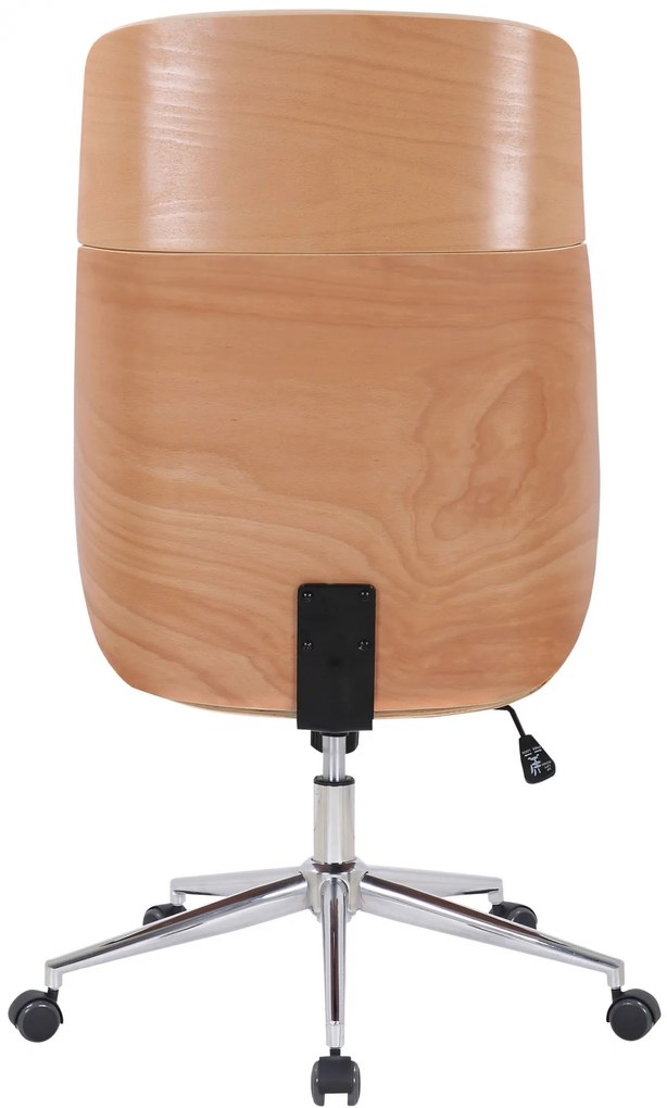 Kancelárska stolička Varel - drevo natura - Čierna